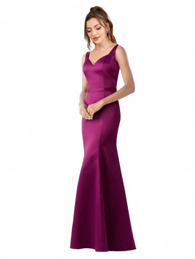 Discount Sleeveless Merlot Open Back Sheath Bateau Neck Black Tie Prom Dress Canada
