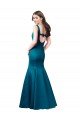 Discount Sleeveless Peacock Blue Mermaid Bateau Neck Prom Dress Canada