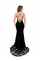 Discount Sleeveless Black Open Back Mermaid High Neck Black Tie Prom Dress Canada