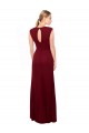 Discount Sleeveless Burgundy Keyhole Back Mermaid V-Neck Prom Dress Canada