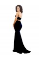 Discount Sleeveless Black Low Back Mermaid High Neck Stretch Crepe Prom Dress Canada