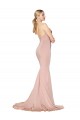 Discount Sleeveless Mauve Low Back Mermaid Sweetheart Prom Dress Canada