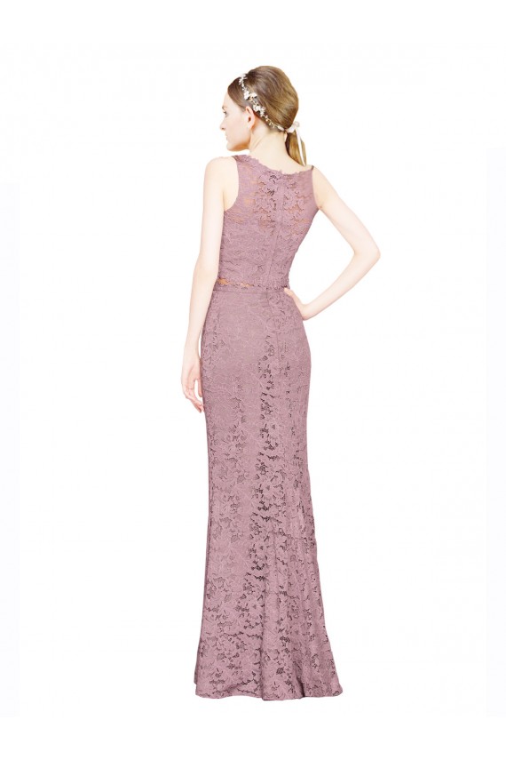 Discount Sleeveless Mermaid Illusion Neck Prom Dress Canada