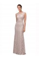 Discount Sleeveless Mermaid Scoop Neck Lace Prom Dress Canada