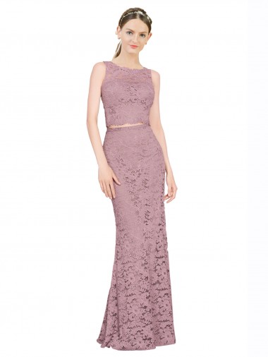 Discount Sleeveless Mermaid Illusion Neck Prom Dress Canada