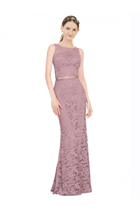 Discount Sleeveless Mermaid Illusion Neck Prom Dress Canada