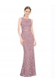 Discount Sleeveless Mermaid Illusion Neck Prom Dress Canada