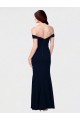 Discount Sleeveless Ivory Low Back Mermaid Off the Shoulder Prom Dress Canada
