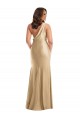 Discount Sleeveless Soft Gold Mermaid One Shoulder Plus Size Formal Prom Dress Canada