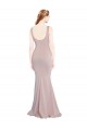 Discount Cap Sleeves Dusty Pink Mermaid Scoop Neck Prom Dress Canada