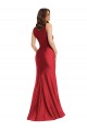 Discount Sleeveless Red Mermaid Square Neck Plus Size Formal Prom Dress Canada