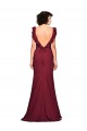 Discount Sleeveless Burgundy Mermaid Strapless Prom Dress Canada
