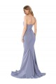 Discount Sleeveless Smoke Blue Low Back Mermaid Sweetheart Prom Dress Canada