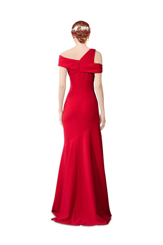 Discount Sleeveless Red Mermaid Prom Dress Canada