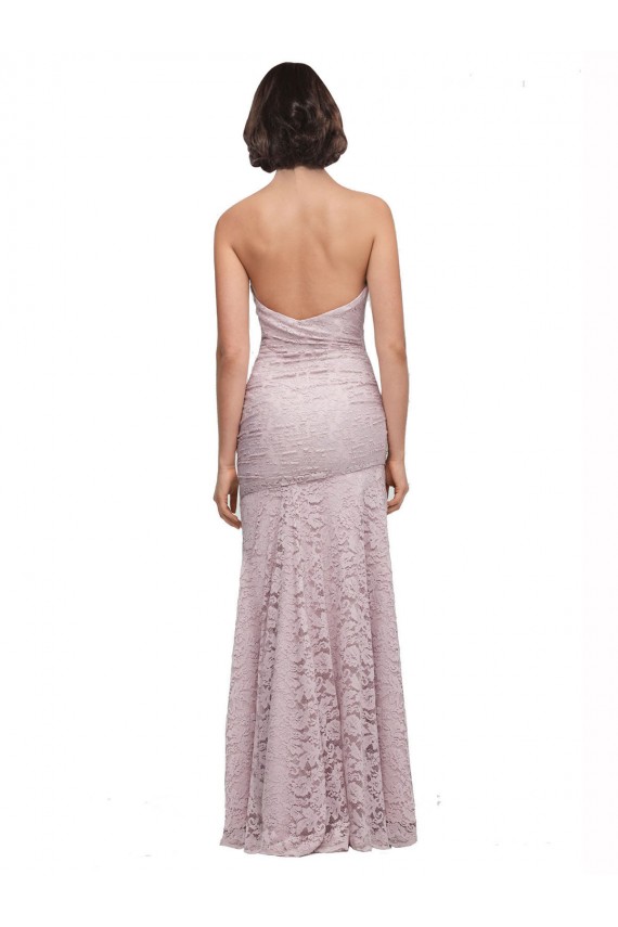 Discount Sleeveless Mermaid Sweetheart Lace Prom Dress Canada