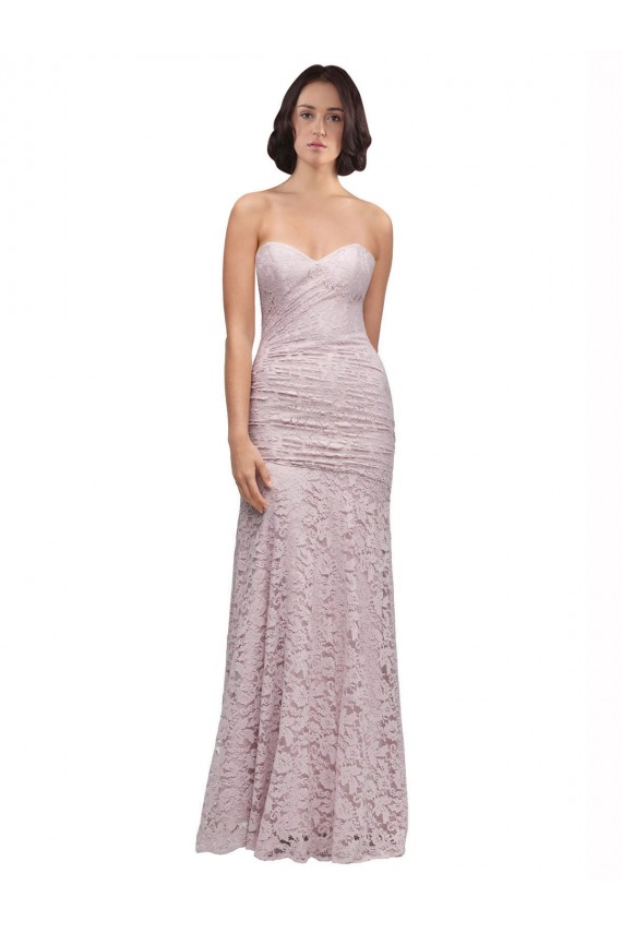 Discount Sleeveless Mermaid Sweetheart Lace Prom Dress Canada