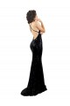 Discount Sleeveless Black Criss Cross Open Back Mermaid V-Neck Black Tie Prom Dress Canada