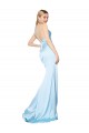 Discount Sleeveless Light Sky Blue Mermaid High Neck Prom Dress Canada