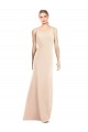 Discount Sleeveless Nude Open Back Trumpet Bateau Neck Prom Dress Canada