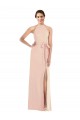 Discount Sleeveless Nude Criss Cross Back Trumpet Halter Neck Prom Dress Canada