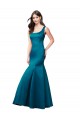 Discount Sleeveless Peacock Blue Mermaid Bateau Neck Prom Dress Canada