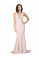 Discount Sleeveless Pink V-Back Sheath V-Neck Black Tie Prom Dress Canada