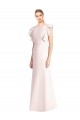 Discount Cap Sleeves Pink Open Back Trumpet Bateau Neck Prom Dress Canada
