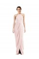 Discount Sleeveless Pink Trumpet Halter Neck Prom Dress Canada