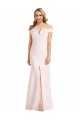 Discount Sleeveless Pink Trumpet Off the Shoulder Prom Dress Canada
