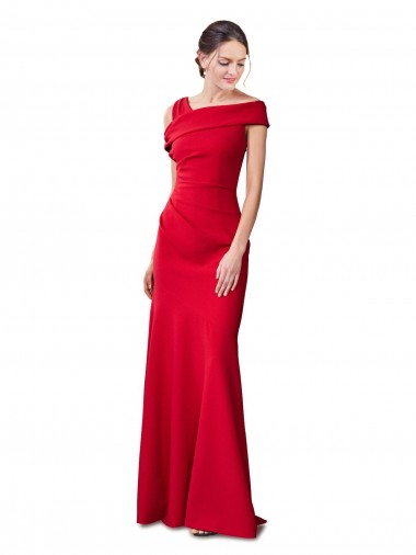 Discount Sleeveless Red Mermaid Prom Dress Canada
