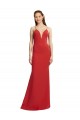 Discount Sleeveless Red Open Back Mermaid Spaghetti Straps Prom Dress Canada