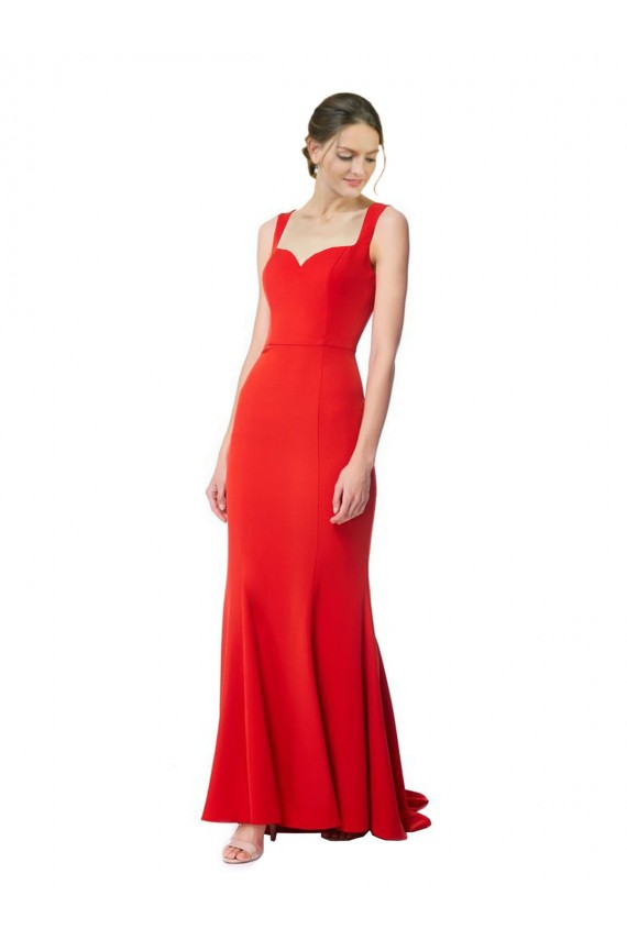 Discount Sleeveless Red Mermaid Sweetheart Prom Dress Canada