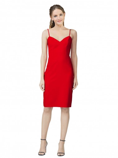 Discount Sleeveless Red Sheath Sweetheart Prom Dress Canada