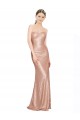 Discount Sleeveless Rose Gold Low Back A-Line Sweetheart Prom Dress Canada