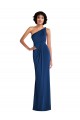 Discount Sleeveless Royal Blue Sheath One Shoulder Prom Dress Canada