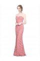 Discount Sleeveless Salmon Mermaid Sweetheart Prom Dress Canada