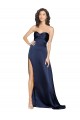 Discount Sleeveless Sapphire Low Back A-Line Sweetheart Prom Dress Canada