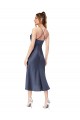 Discount Sleeveless Black Criss Cross Back Sheath Cowl Neck High Low Prom Dress Canada