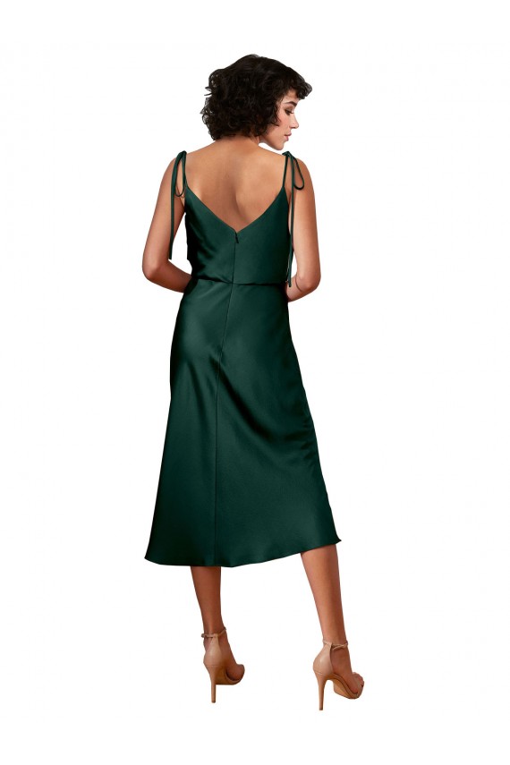 Discount Sleeveless Hunter Sheath Cowl Neck Black Tie Prom Dress Canada
