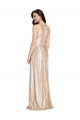 Discount Sleeveless Gold Sheath Halter Neck Prom Dress Canada