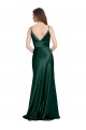 Discount Sleeveless Hunter V-Back Sheath Spaghetti Straps Prom Dress Canada