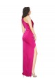 Discount Sleeveless Fuchsia Sheath Silky Satin One Shoulder Prom Dress Canada