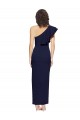 Discount Sleeveless Dark Navy Sheath One Shoulder Prom Dress Canada