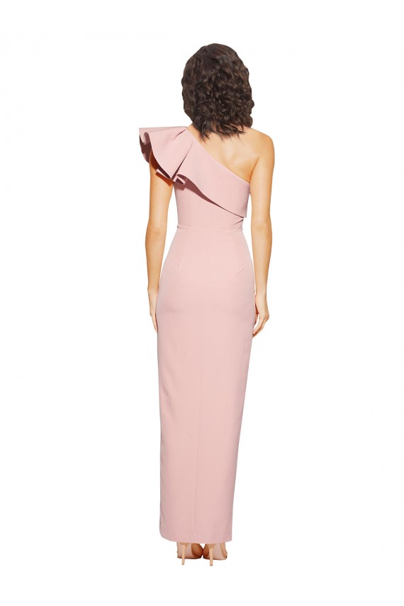 Discount Sleeveless Mauve Sheath One Shoulder Prom Dress Canada