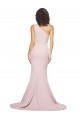 Discount Sleeveless Mauve Sheath One Shoulder Stretch Crepe Prom Dress Canada