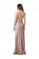 Discount Sleeveless Dusty Pink Open Back Sheath One Shoulder Prom Dress Canada