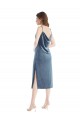Discount Sleeveless Dusty Blue Sheath One Shoulder Prom Dress Canada