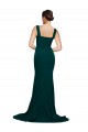Discount Sleeveless Midnight Green Sheath Square Neck Prom Dress Canada