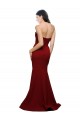 Discount Sleeveless Burgundy Low Back Sheath Sweetheart Prom Dress Canada