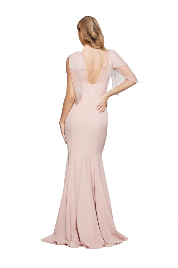 Discount Sleeveless Mauve Low Back Sheath Sweetheart Prom Dress Canada